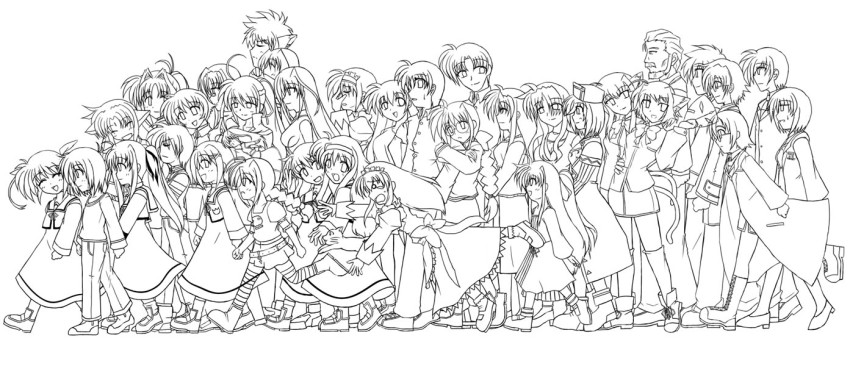 6+boys, 6+girls, ahoge, alicia_testarossa, amy_limietta, animal_ears, arf, arisa_bunnings