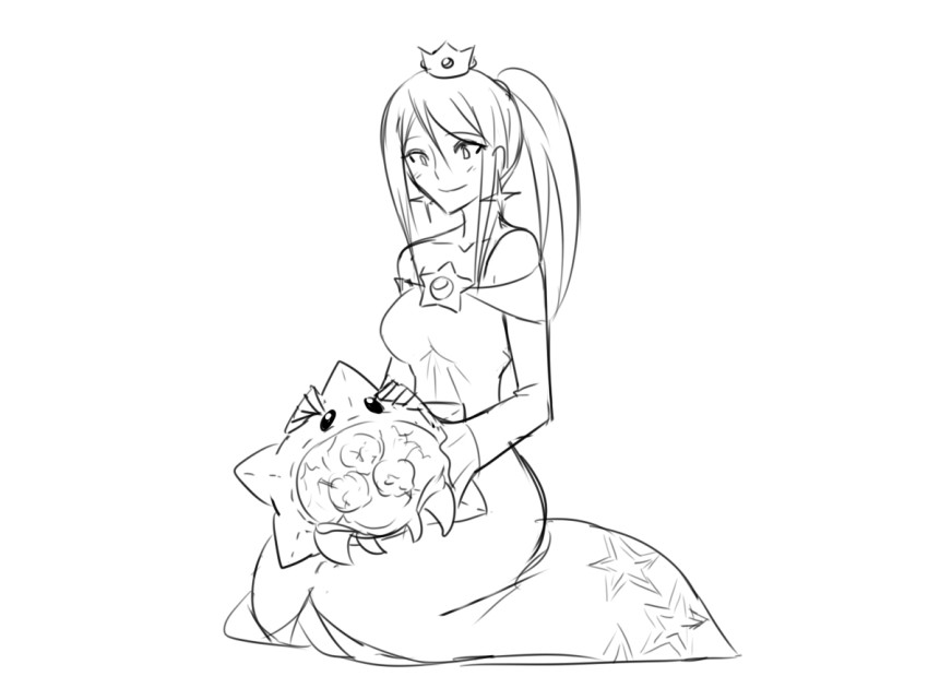 1girl, bare_shoulders, blush, breasts, chiko_(mario)_(cosplay), collarbone, company_connection, cosplay