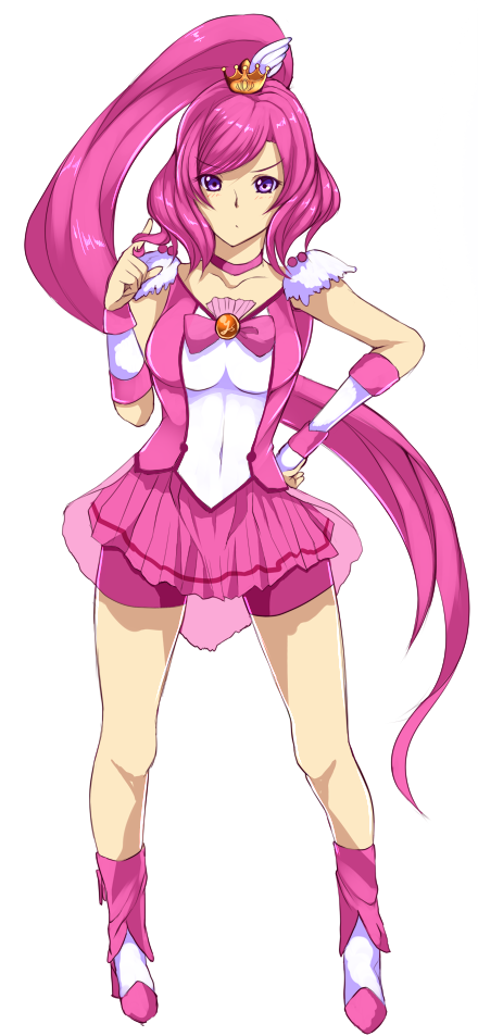 1girl, alternate_color, alternate_costume, alternate_hairstyle, bad_id, bad_pixiv_id, bike_shorts, bow