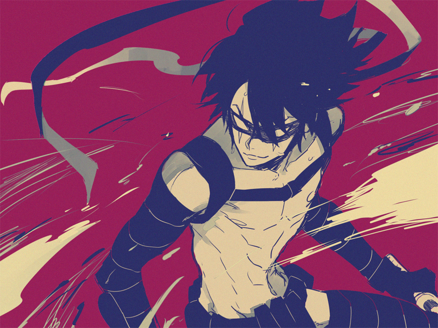 10s, 1boy, bad_id, bad_pixiv_id, belt, chest_harness, harness, holster