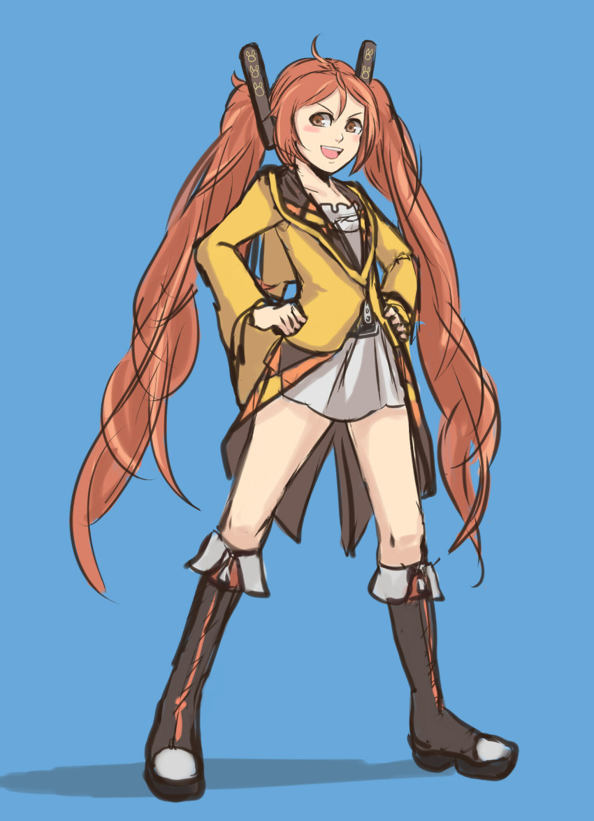 10s, 1girl, ahoge, aihara_enju, bad_id, bad_pixiv_id, black_bullet, blush_stickers