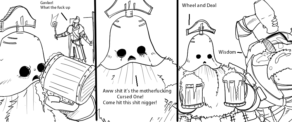 armor, beard, comic, dark_souls_(series), dark_souls_ii, facial_hair, faraam_armor, helmet