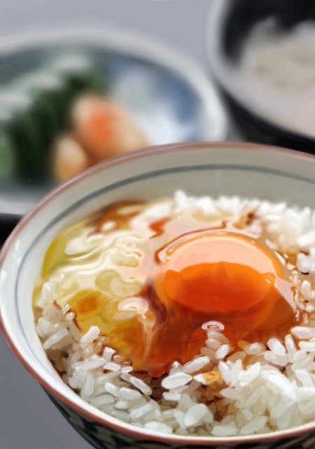 bowl, egg, food, food_focus, kya4, no_humans, original, photorealistic