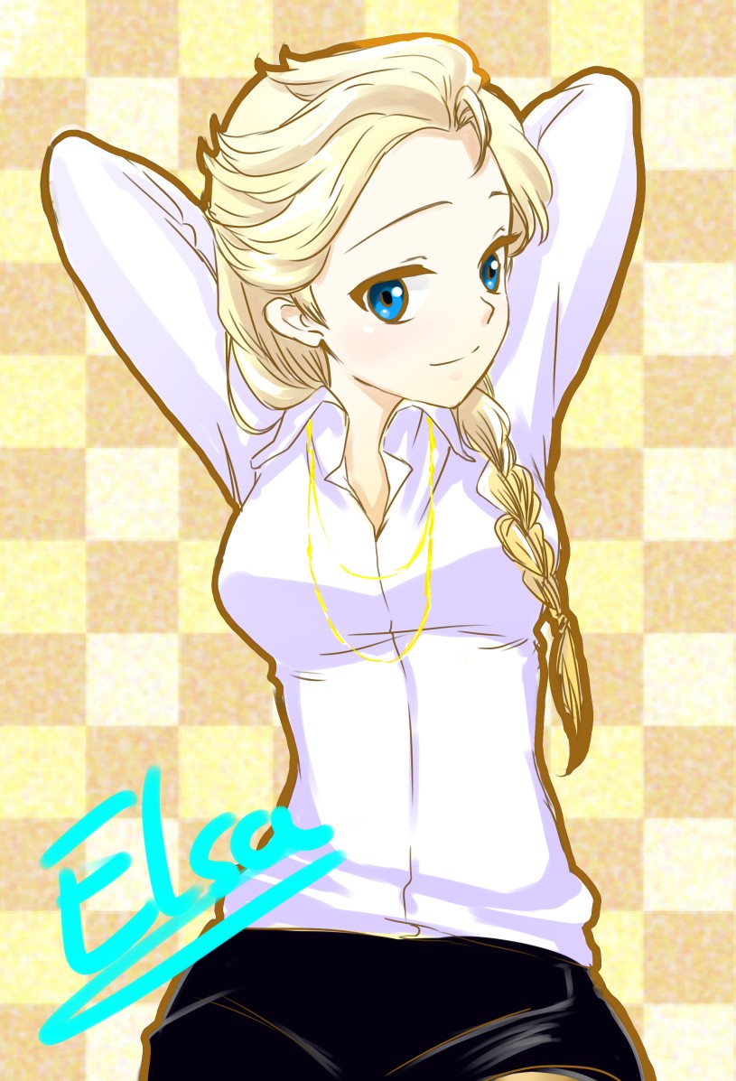 1girl, blonde_hair, blue_eyes, braid, character_name, disney, elsa_(frozen), female_focus