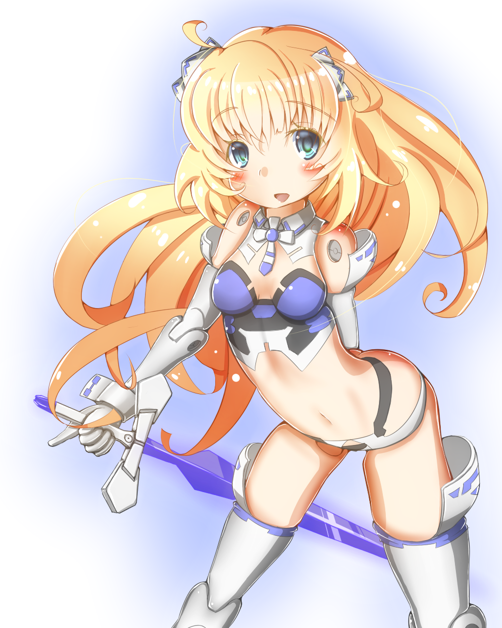10s, 1girl, altrene, bad_id, bad_pixiv_id, blonde_hair, blue_eyes, blush