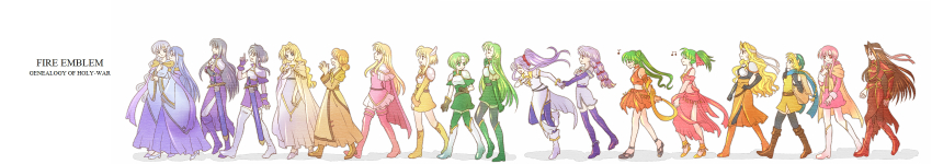 6+girls, altena_(fire_emblem), anklet, armor, arrow_(projectile), ascot, ayra_(fire_emblem), ballet_slippers