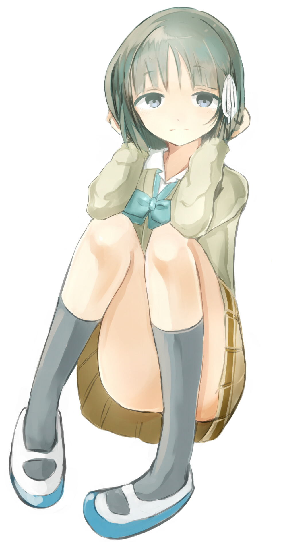 10s, 1girl, bad_id, bad_pixiv_id, black_eyes, black_hair, female_focus, headphones