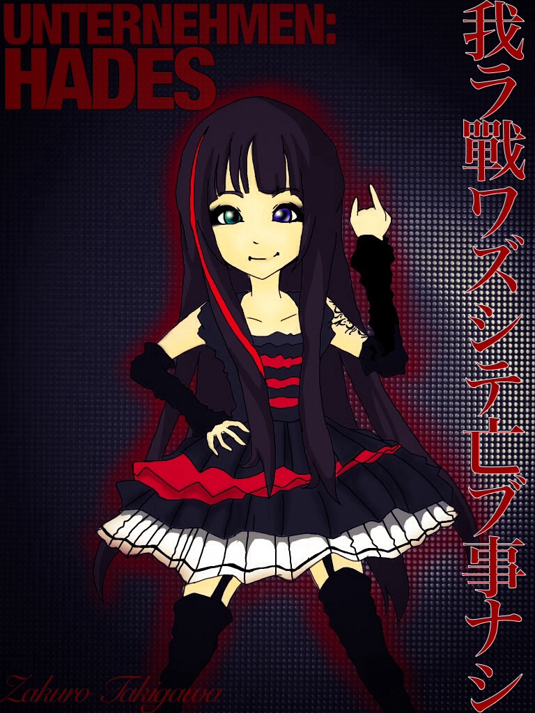 1girl, dress, female_focus, gothic_lolita, heterochromia, j-rock, lolita_fashion, long_hair