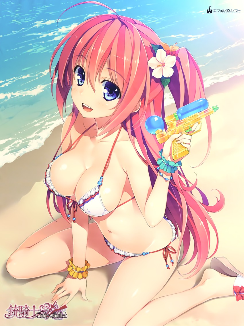 1girl, :d, absurdres, ahoge, arm_support, bare_legs, bare_shoulders, barefoot