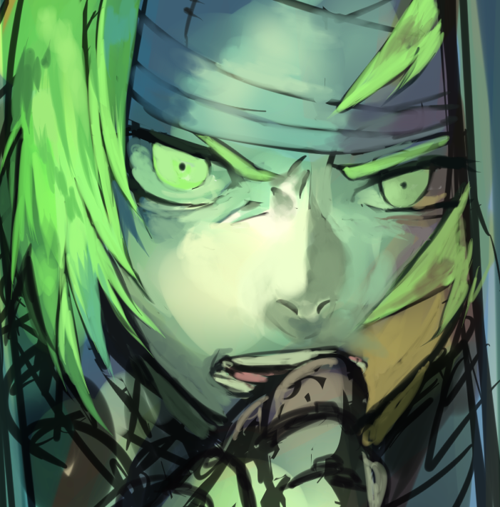 1boy, angry, bandages, bandage_on_face, blonde_hair, edward_elric, frown, fullmetal_alchemist