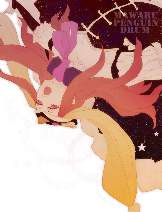 10s, 1girl, animal_hat, bird, bk3, black_gloves, breasts, cleavage