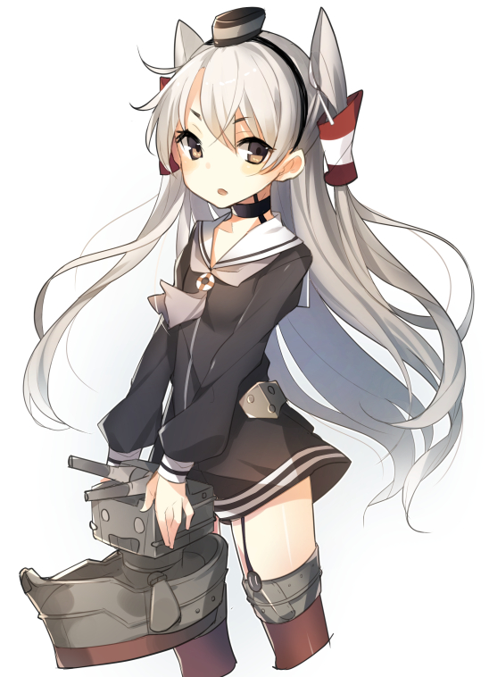 10s, 1girl, amatsukaze_(kancolle), brown_eyes, choker, cropped_legs, dress, female_focus