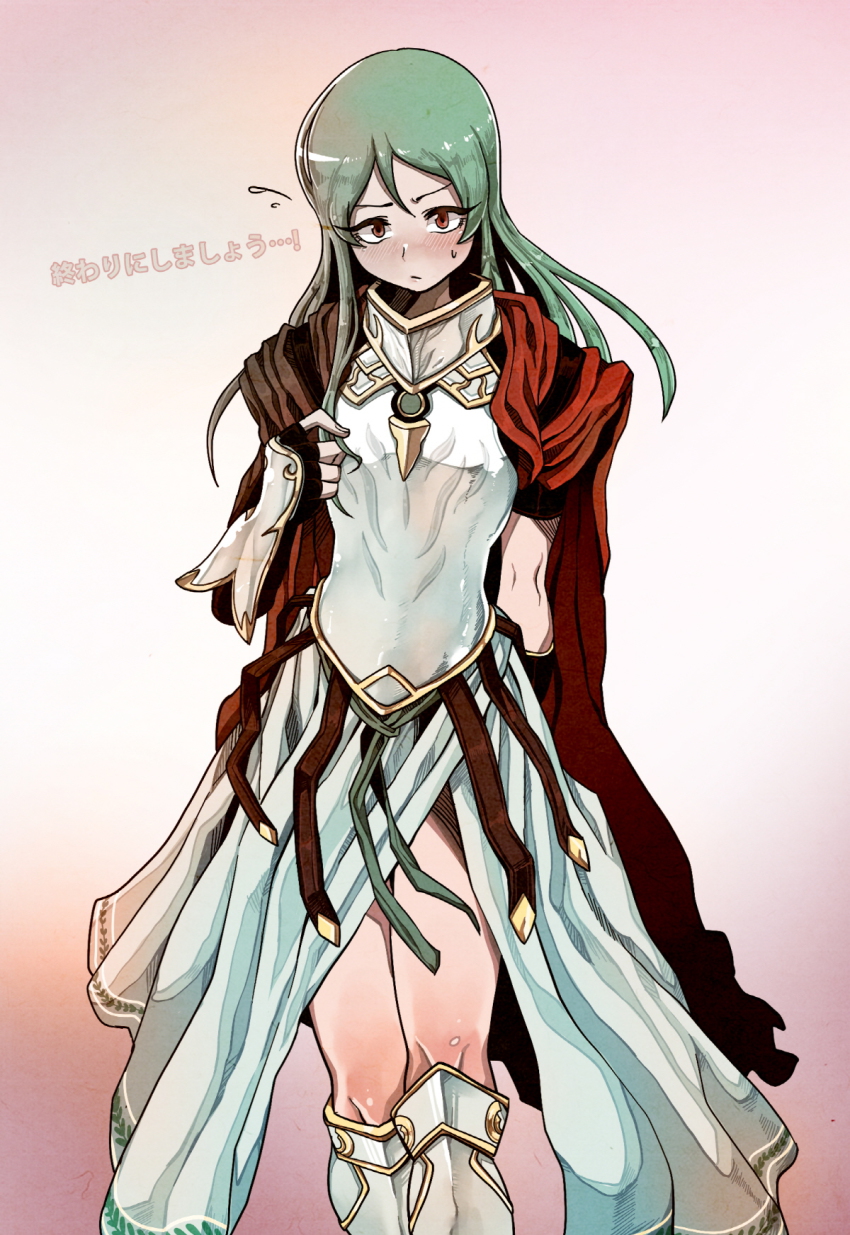 1girl, armor, athena_(p&amp;d), bad_id, bad_pixiv_id, blush, breastplate, female_focus