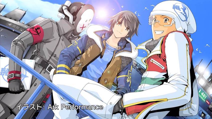 10s, 3boys, aoki_hagane_no_arpeggio, ark_performance, artist_name, casual, chihaya_gunzou, dutch_angle