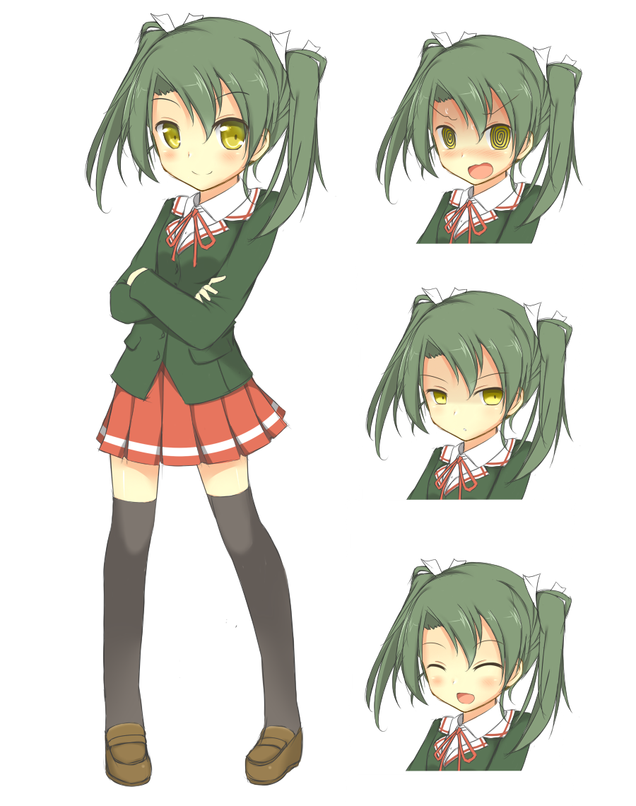 10s, 1girl, @_@, aged_down, alternate_costume, bad_id, bad_pixiv_id, brown_eyes