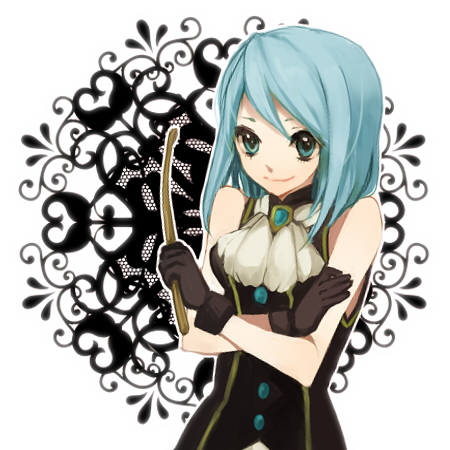 arisuda, asuda, bad_id, blue_eyes, blue_hair, capcom, ascot, gloves