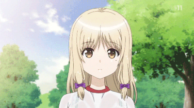 10s, 1girl, animated, animated_gif, blonde_hair, blush, bouncing_breasts, bra, breast_hold, breasts, cleavage, covering_privates, covering_breasts, green_bra, hair_ribbon, jinsei, kujou_fumi, large_breasts, lowres, ribbon, see-through_clothes, shitaya_tomoyuki, underwear, wet, wet_clothes