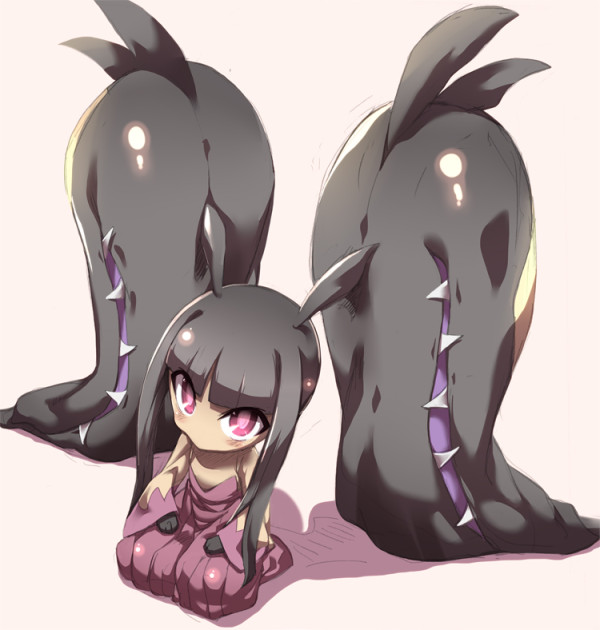 10s, black_hair, blush, extra_mouth, gen_3_pokemon, hakama, hakama_pants, japanese_clothes