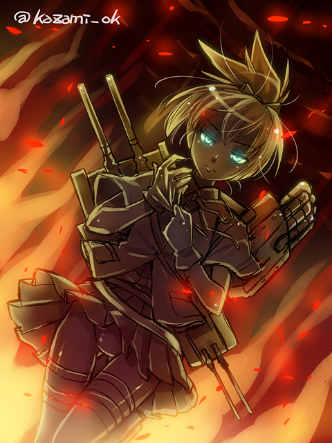 10s, 1girl, adjusting_clothes, adjusting_gloves, aqua_eyes, bike_shorts, female_focus, fire