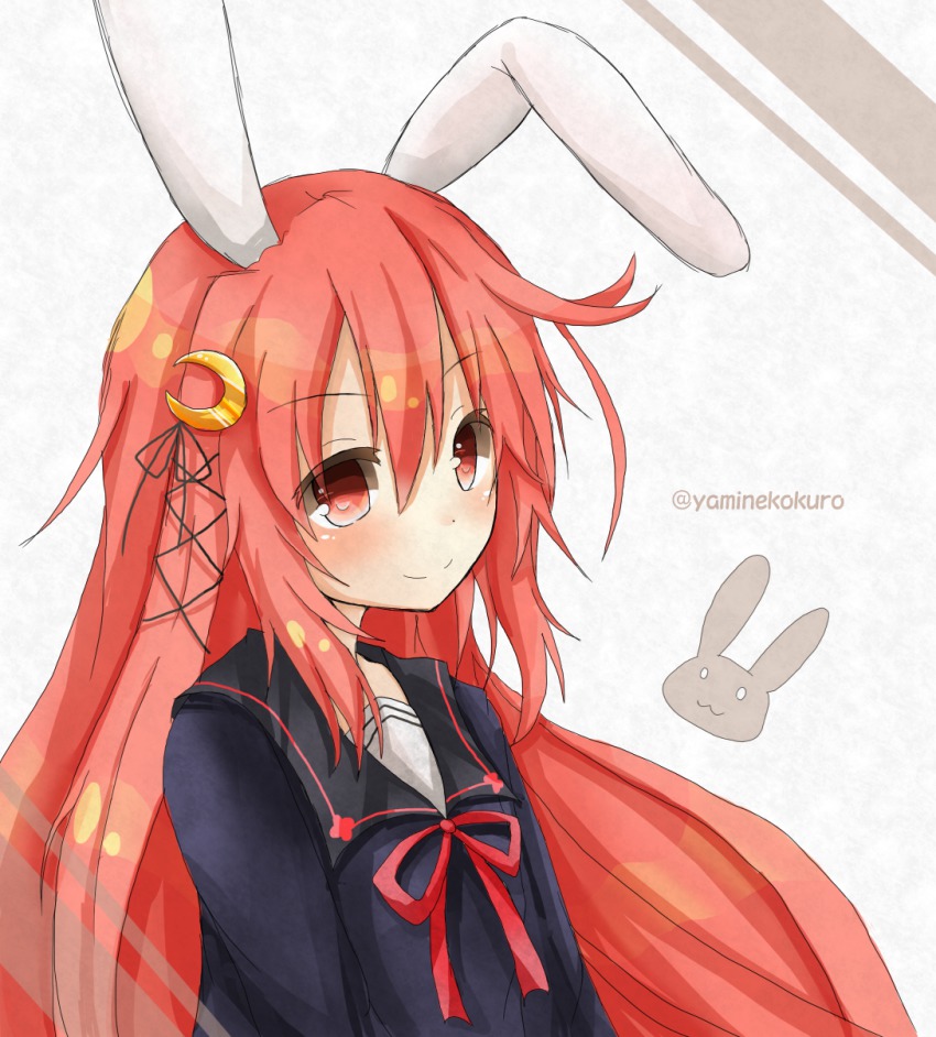 10s, 1girl, animal_ears, bad_id, bad_pixiv_id, blush, crescent, crescent_hair_ornament
