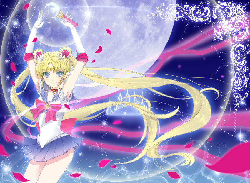 10s, 1girl, armpits, arms_up, bad_id, bad_pixiv_id, bishoujo_senshi_sailor_moon, bishoujo_senshi_sailor_moon_(first_season)