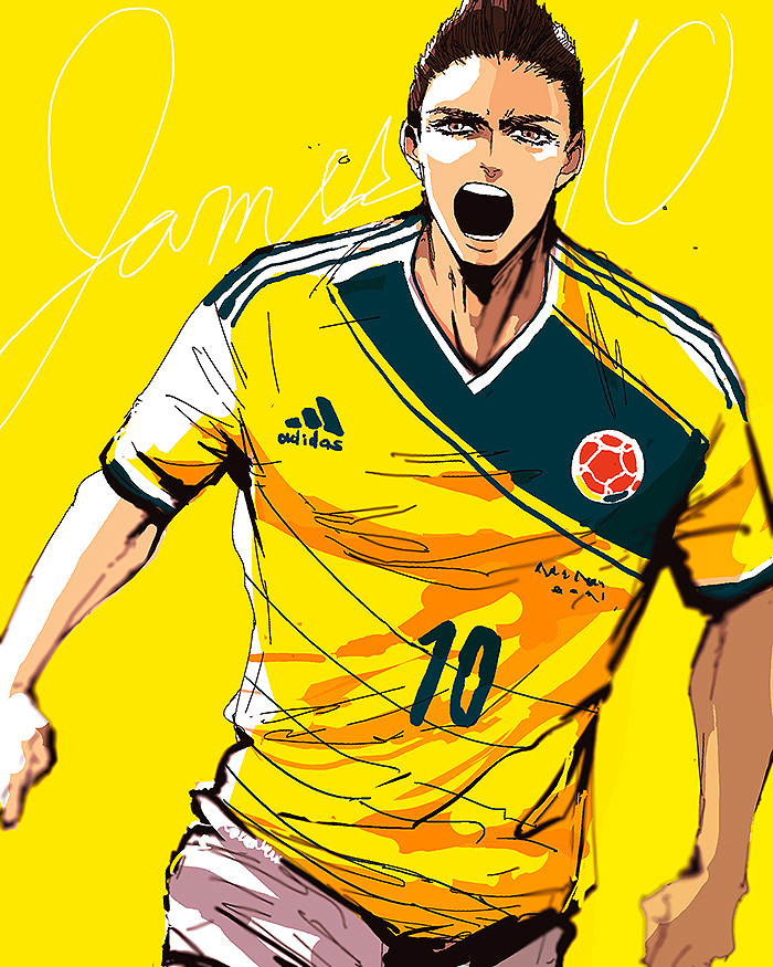 1boy, 2014_fifa_world_cup, bad_id, bad_pixiv_id, colombia, james_rodriguez, male_focus, real_life