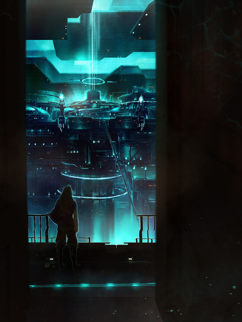 1boy, cape, city, dunban_(xenoblade), katakeo, male_focus, nintendo, realistic, scenery, science_fiction, solo, xenoblade_chronicles_1, xenoblade_chronicles_(series)