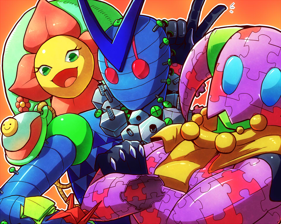 california_king_bed, flower, jojo_no_kimyou_na_bouken, jojolion, kamiura, king_nothing, no_humans, nut_(hardware)