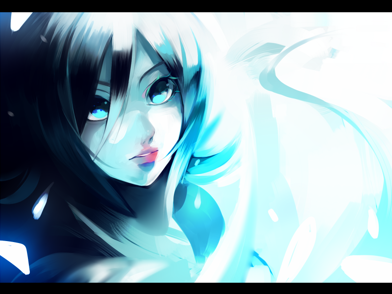 1girl, 7wata_himori, black_hair, bleach, female_focus, kuchiki_rukia, lips, looking_at_viewer