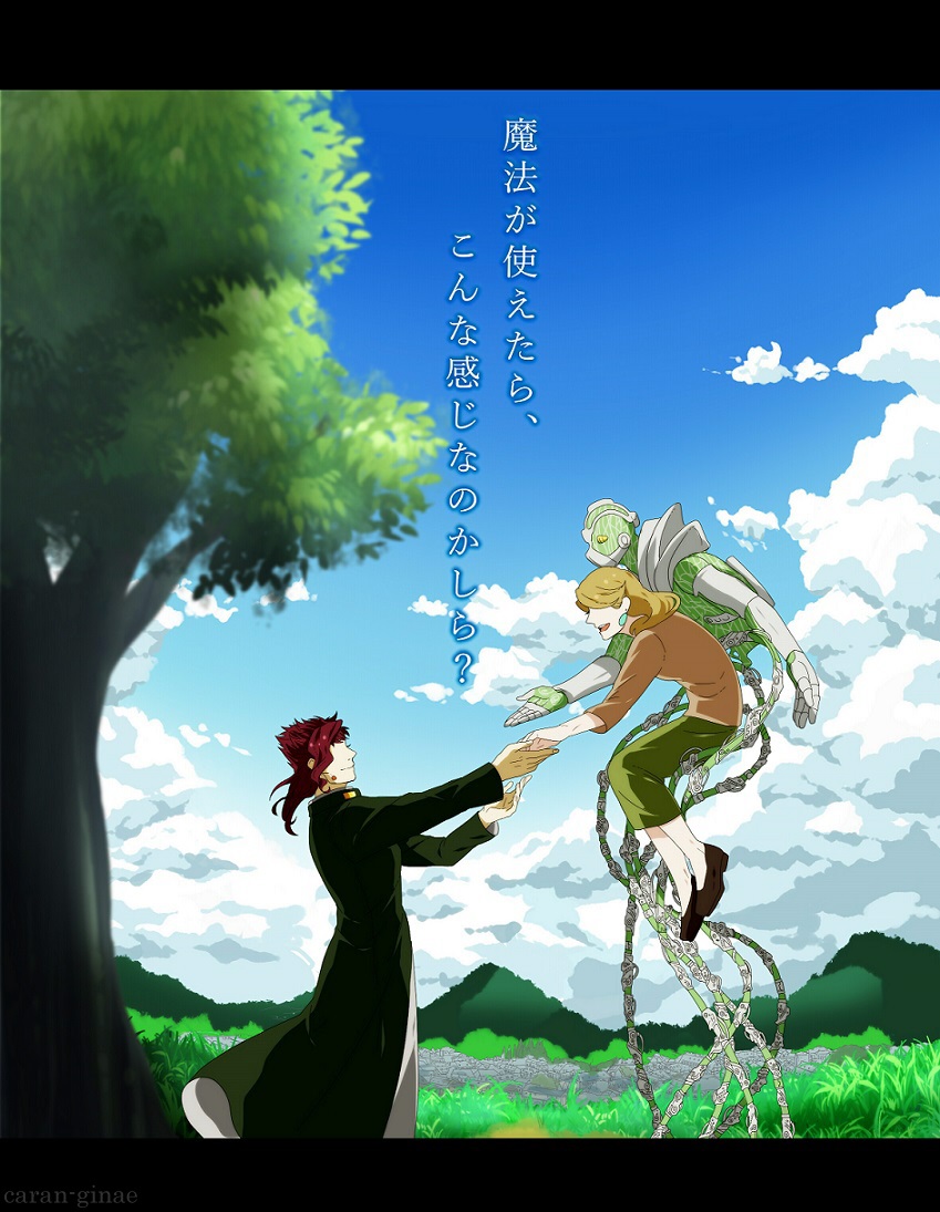 1girl, 2boys, aji_(after_satellites), aji_(coastal_area), artist_name, brown_hair, gakuran, hetero