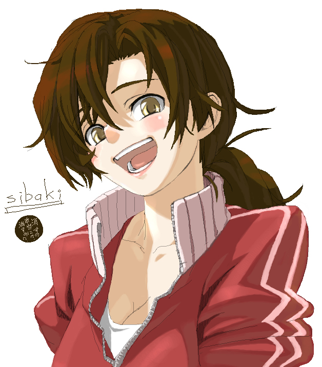 00s, 1girl, female_focus, kure-nai, kurenai, mutou_tamaki, shiba_itsuki, simple_background