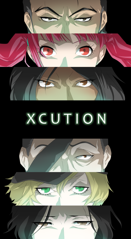 2girls, 4boys, black_hair, bleach, blonde_hair, brown_eyes, dokugamine_riruka, ginjou_kuugo