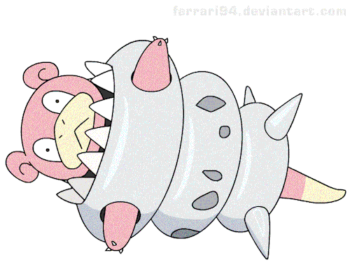 10s, animated, animated_gif, gen_1_pokemon, lowres, mega_pokemon, mega_slowbro, namiya724