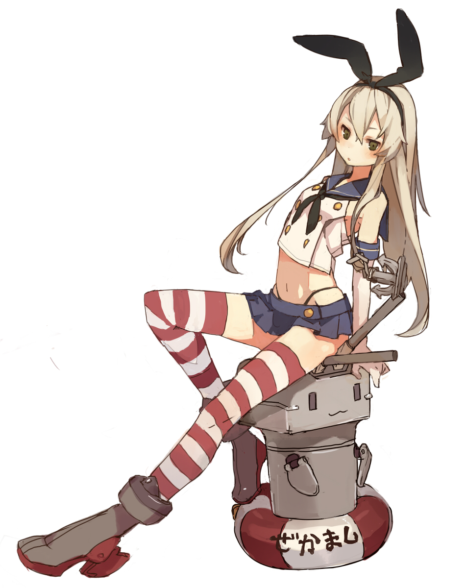 10s, 1girl, blonde_hair, brown_eyes, crop_top, crop_top_overhang, female_focus, gloves