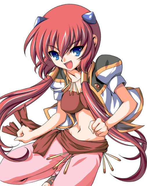 00s, 1girl, anise_azeat, blue_eyes, breasts, broccoli_(company), female_focus, galaxy_angel