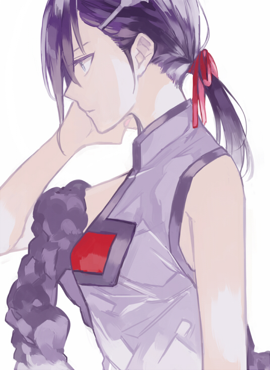 1girl, blue_eyes, china_dress, chinese_clothes, dress, ei_yi_li, etsusa_oohashi, female_focus