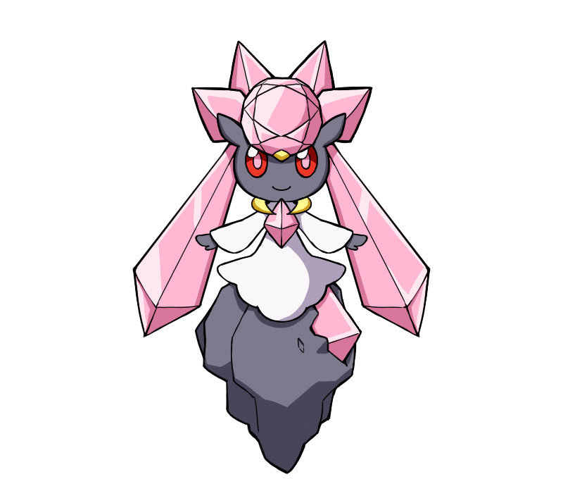 10s, ^^^, animated, animated_gif, blinking, closed_eyes, crystal, diancie
