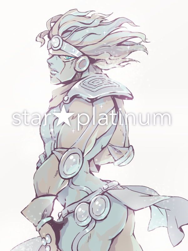 1boy, aa_shirotakabu, bad_id, bad_pixiv_id, blue_eyes, blue_hair, blue_theme, jojo_no_kimyou_na_bouken