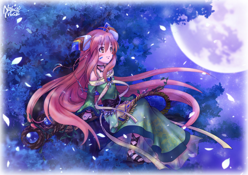 1boy, ahoge, androgynous, bad_id, bad_pixiv_id, bracelet, choker, dress