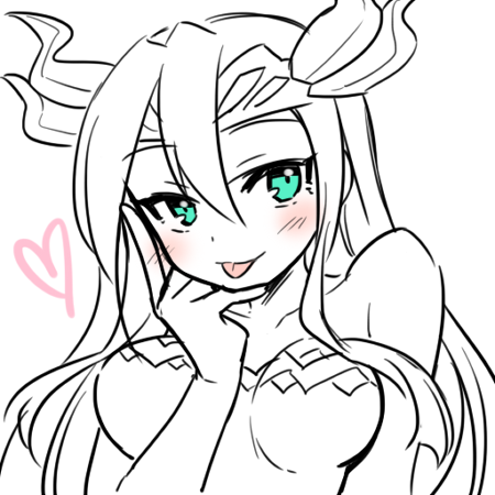 1girl, bad_id, bad_twitter_id, bare_shoulders, blush, breasts, collarbone, dress