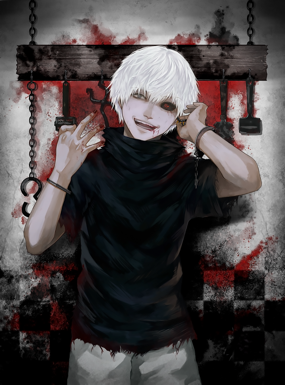 10s, 1boy, bad_id, bad_pixiv_id, blood, bug, centipede, chain