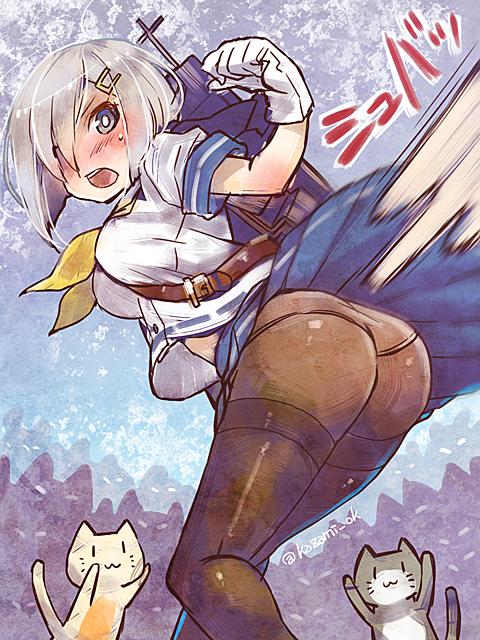 10s, 1girl, ass, bad_id, bad_link, bad_twitter_id, bad_twitter_link, blue_eyes