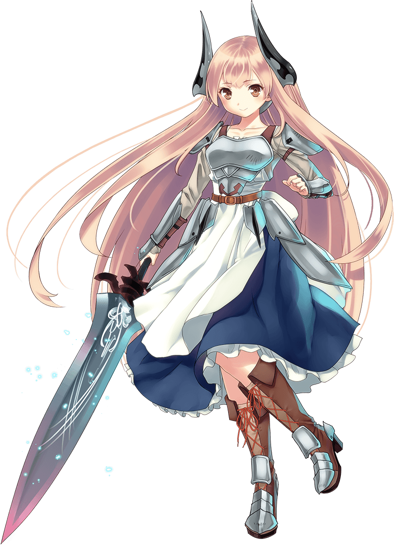 1girl, armor, armored_boots, armored_dress, blonde_hair, boots, brown_eyes, dress