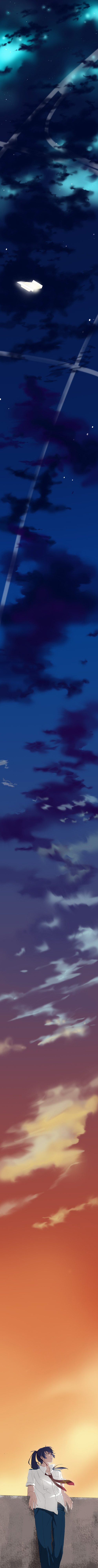 00s, 1boy, absurdres, highres, ikasumi, long_image, macross, macross_frontier