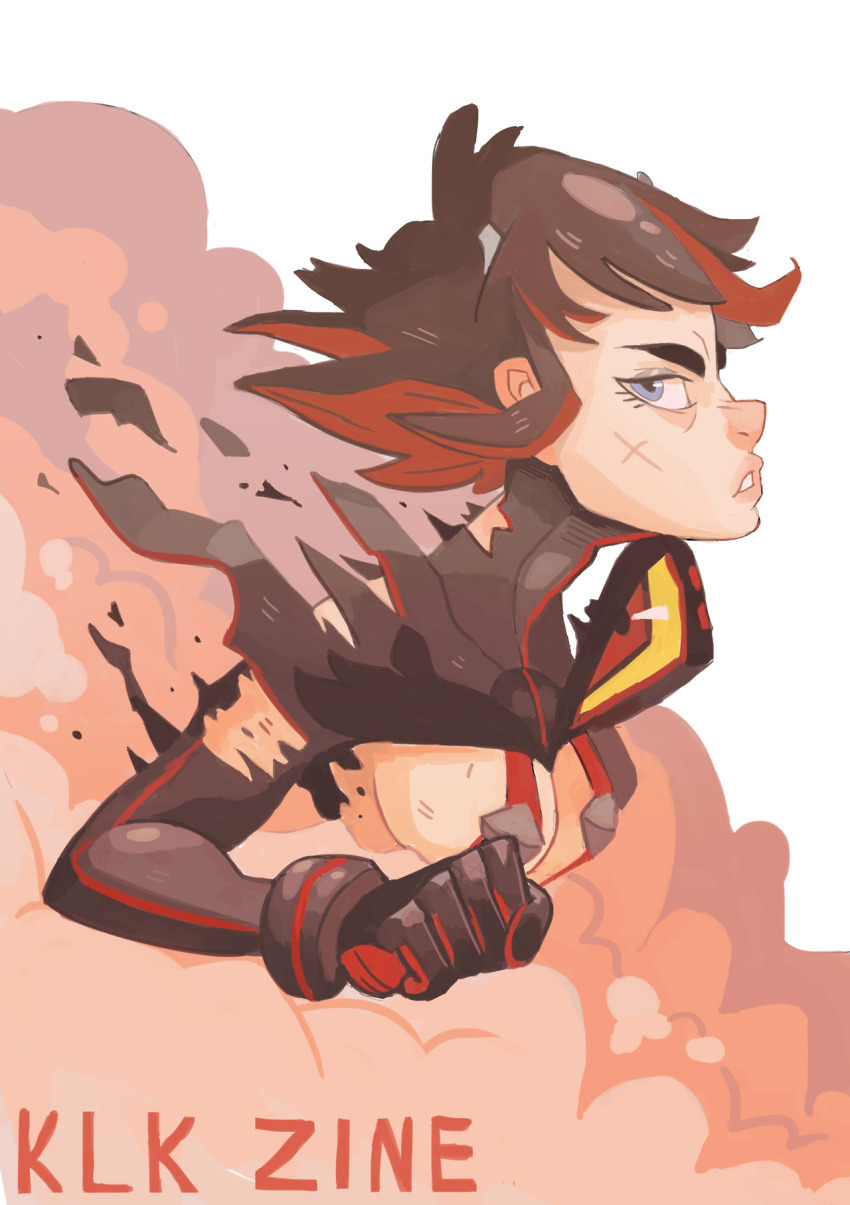 10s, 1girl, black_hair, blue_eyes, breasts, female_focus, highres, kill_la_kill