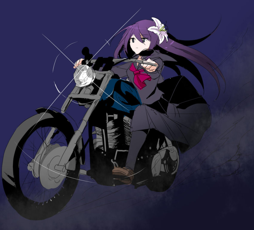 1girl, bad_id, bad_pixiv_id, female_focus, flower, hair_flower, hair_ornament, hibiscus