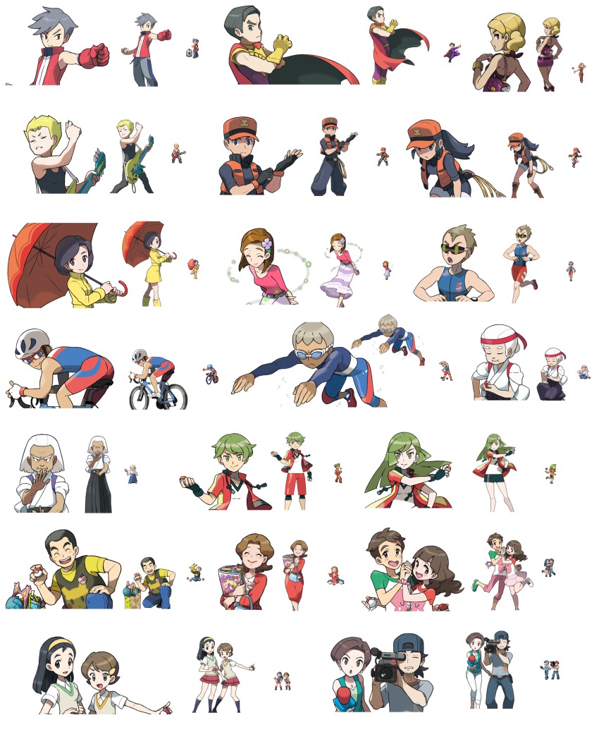 10s, 6+boys, 6+girls, ace_trainer_(female)_(pokemon_oras), ace_trainer_(male)_(pokemon_oras), ace_trainer_(pokemon), aroma_lady_(pokemon), beauty_(pokemon)