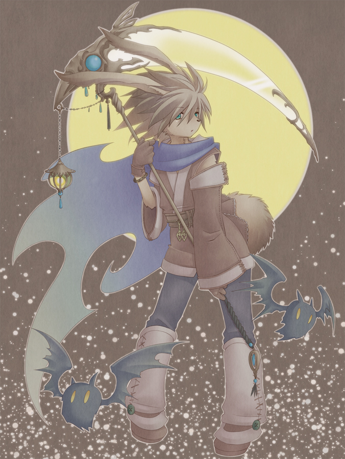 1girl, animal_ears, aqua_eyes, bat_(animal), brown_gloves, brown_hair, bunny_girl, chain