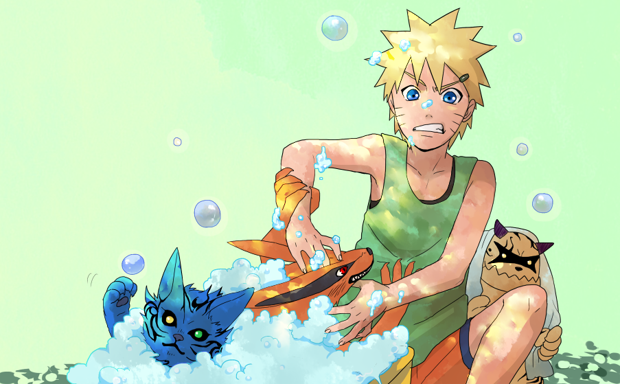 1boy, blonde_hair, kyuubi_(naruto), lasting-801, naruto_(classic), naruto_(series), spiked_hair, tagme