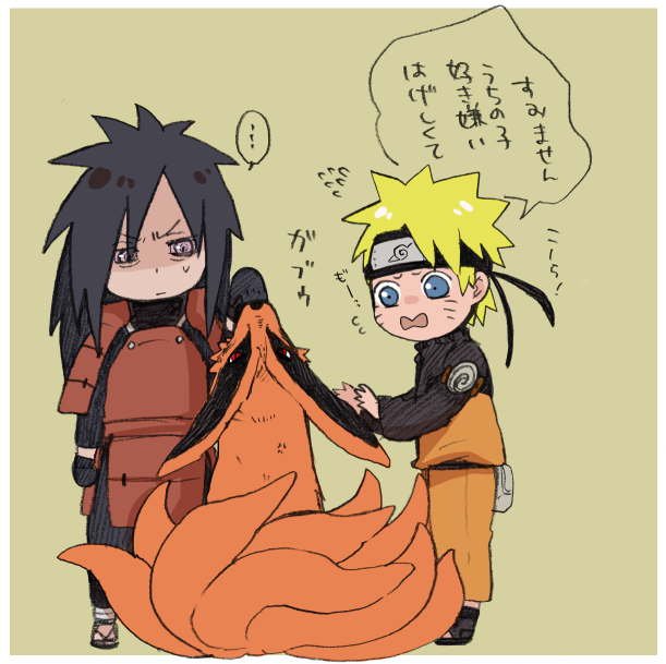 2boys, lasting-801, male_focus, multiple_boys, naruto_(series), naruto_shippuuden, spiked_hair, text_focus